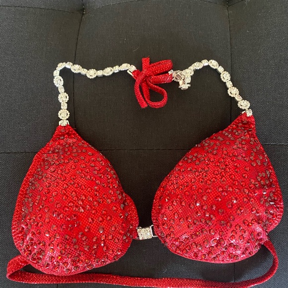 Competition Bikini Red on Red - Picture 1 of 7